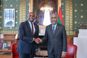 އިނގިރޭސި ފޮރިން، ކޮމަންވެލްތް އެންޑް ޑިވެލޮޕްމަންޓް އެފެއާޒްގެ ސެކްރެޓަރީ އޮފް ސްޓޭޓް ރައީސްގެ އަރިހަށް އިޙްތިރާމްގެ ޒިޔާރަތެއް ކުރައްވައިފި