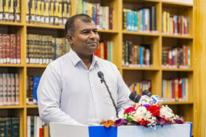 އިސްލާމީ ކުތުުބުޚާނާތައް ބިނާ ކުރުމަކީ ދިވެހިންގެ މުސްތަޤުބަލު އާ އުދަރެސްތަކަކަށް ބަދަލުކޮށްދޭނެ ކަމެއް: އާދަމް ނަސީރު