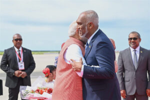 ރައީސް މުއިއްޒު ވިދާޅުވި ހޫނު މަރުޙަބާއަށް ވަރަށް ބޮޑަށް އުފާކުރަން: މޯދީ