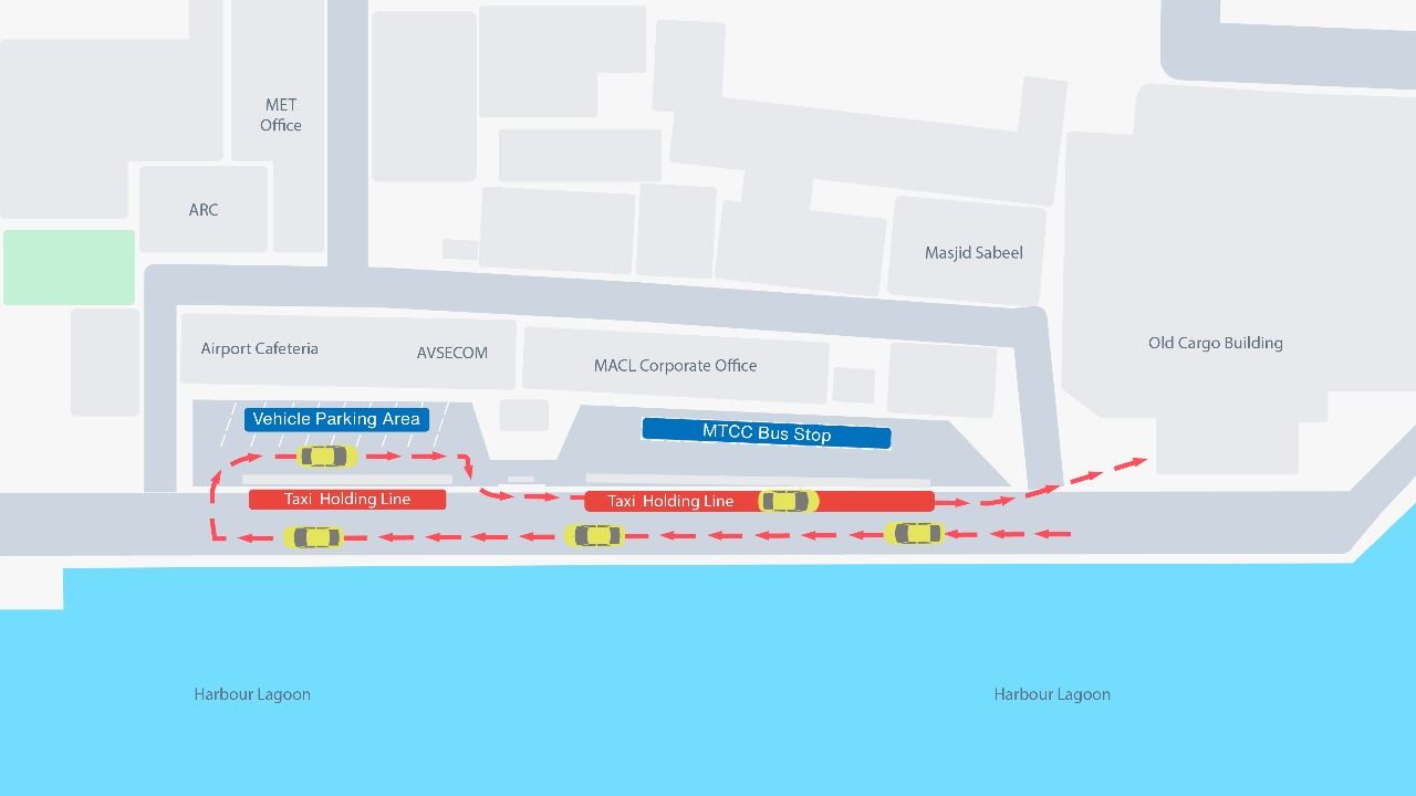 ވީއައިއޭގެ ކާރު ކިއު އާއި ޑޮމެސްޓިކް ޓާމިނަލްގެ ޕާކިންގ އޭރިއާ މާދަމާއިން ފެށިގެން ބަދަލުވާނެ