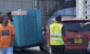 ވެލާނާ އެއާޕޯޓުގައި ކާރަކާއި ފޯކްލިފްޓެއް ޖެހި އެކްސިޑެންޓް ވެއްޖެ