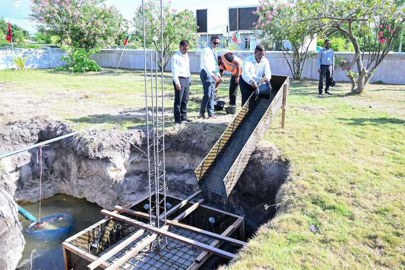 ހަނިމާދޫގައި 30 އެނދުގެ އައު ހޮސްޕިޓަލެއް އިމާރާތުގެ ބިންގާ އަޅައިފި