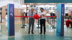 ވީއައިއޭގެ އާ ޓާމިނަލުން ޗައިނާގެ ފުރަތަމަ އެއާލައިނަށް ހިދުމަތް ދޭން ފަށައިފި