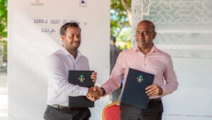 އެމްޓީސީސީއާ ބިލެތްދޫ މަގުހެދުމުގެ 91 މިލިޔަން ރުފިޔާގެ މަޝްރޫޢު ހަވާލުކޮށްފި