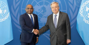 ޝާހިދު އދ. ގެ ސެކެޓްރީ ޖެނެރަލްއާ ބައްދަލުކުރައްވައިފި