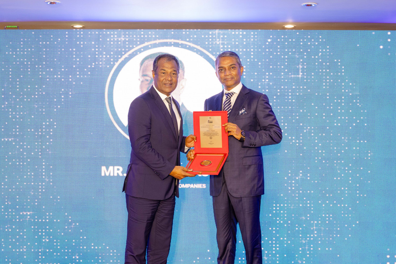 ބައިސަންގެ ވެރިޔާ އަބްދުލް މަޖީދަށް އެމްއެންއޭސީއައިގެ ލައިފްޓައިމް އެޗީވްމަންޓް އެވޯޑް