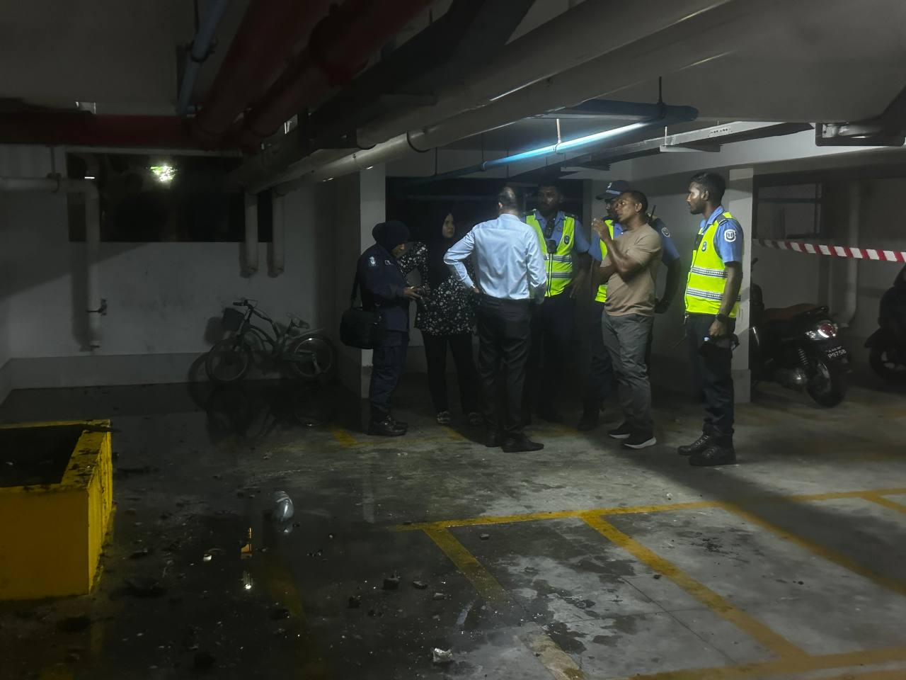 ހިޔާގެ 5 ވަނަ ޓަވަރުގައި ހިނގި އަލިފާނުގެ ހާދިސާގައި ގެއްލުންވި ހޮޅިތައް މަރާމާތުކޮށްފި