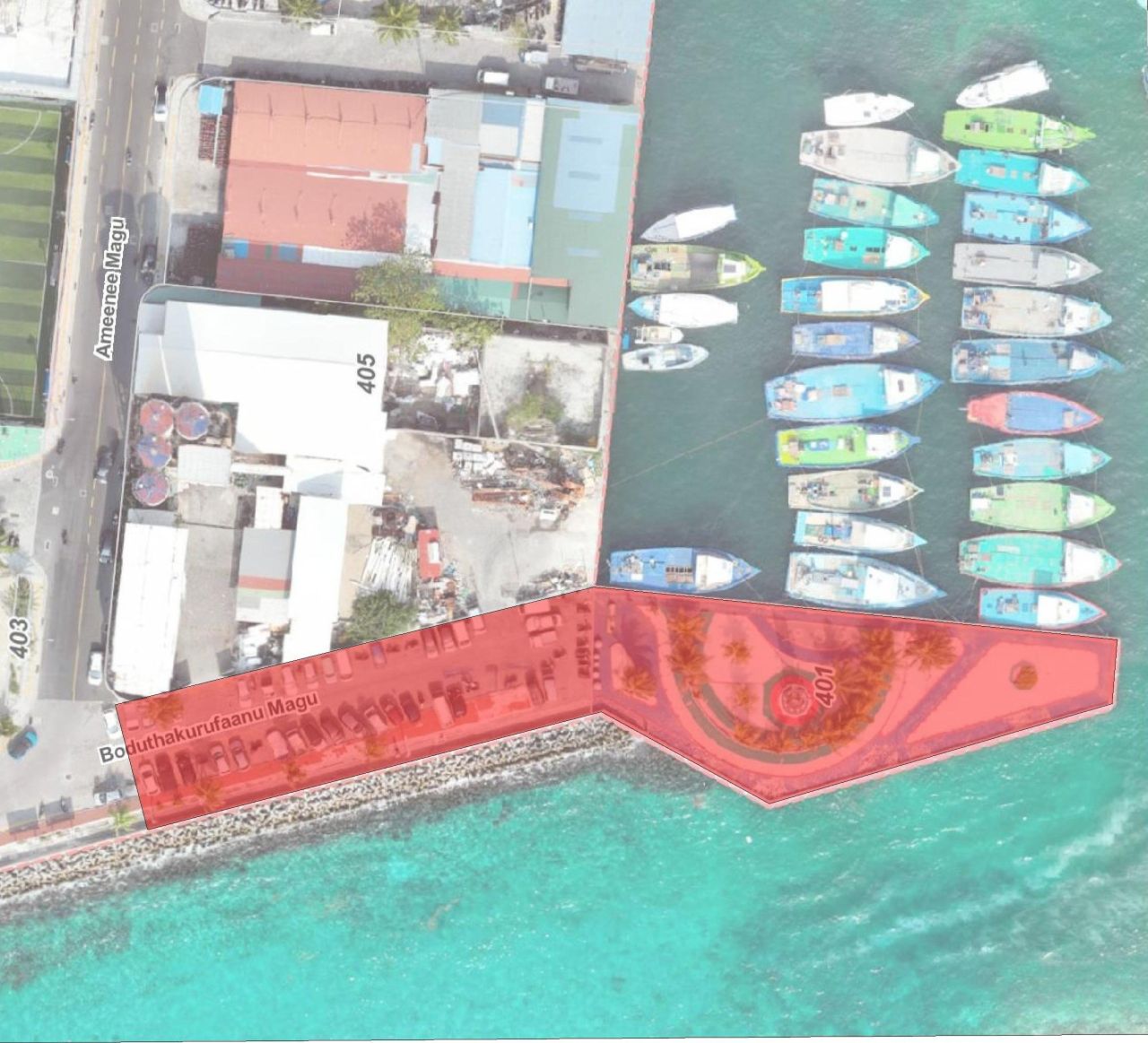 ސުނާމީ ބިނާ މައިޒާން ތަރައްގީކުރުމަށް އެ ސަރަހައްދުގެ ފަޅުތެރެ ހުސްކުރަން އަންގައިފި