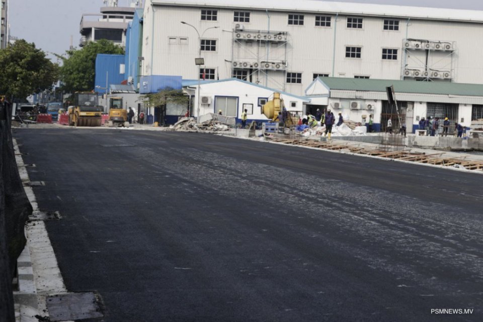 ބާޒާރުމަތީގައި ތާރުއަޅާ ނިންމައި، އަންނަ ހަފުތާގައި މަގު ހުޅުވާލަނީ