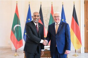 ރައީސް ޖަރުމަނަށް ކުރެއްވި ރަސްމީ ދަތުރުފުޅު ނިންމަވާލެއްވުމަށްފަހު މާލެ ވަޑައިގެންފި