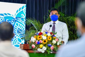 އިމާމުންނާއި މުދިމުންނަށް ޔުނިވަރސިޓީ ޑިގްރީ ފެންވަރަށް ކިޔަވައިދިނުމުގެ ޕުރޮގްރާމް އިފްތިތާޙުކޮށްދެއްވާ ރައީސުލްޖުމްހޫރިއްޔާގެ ނައިބު ވާހަކަފުޅު ދެއްކެވުން