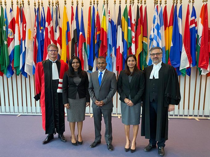 ރާއްޖެ-މޮރީޝަސް އިމުގެ މައްސަލާގައި ރާއްޖެއިން އެދުނީ ޓްރައިބިއުނަލް އިން ނުބެލޭނެކަމަށް ކަނޑައަޅައިދިނުމަށް