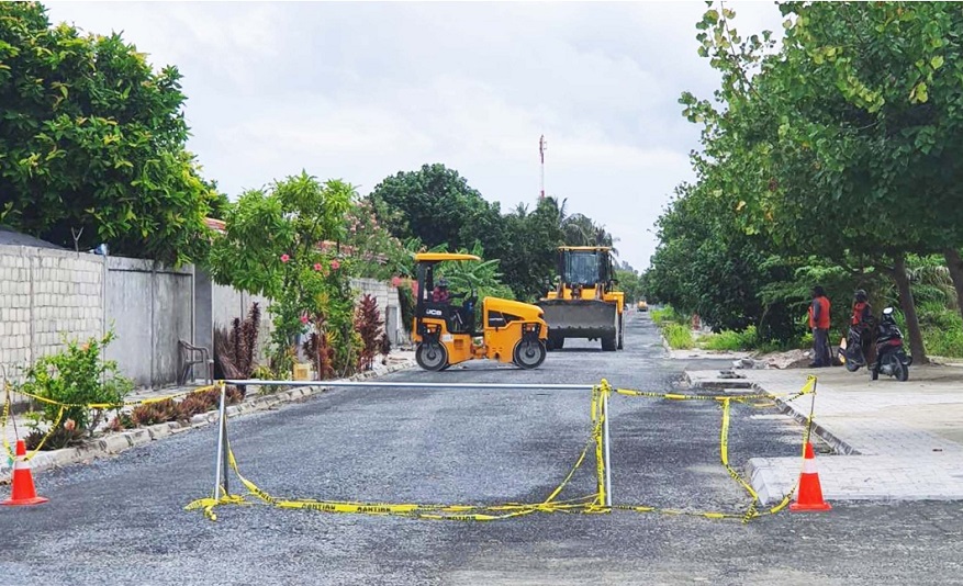 ފޮނަދޫ މަގުތައް ޒަމާނީ ފެންވަރަށް، މަސައްކަތުގެ %64 ނިންމައިފި