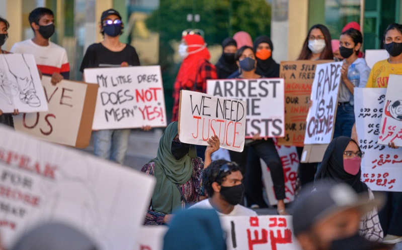 ރޭޕް މައްސަލަތަކަށް އިންސާފު ހޯދަން މިއަދު މުޒާހަރާ ފައްޓަނީ