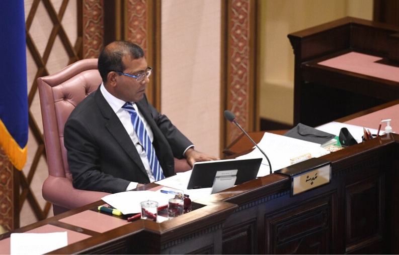 ރައީސް ނަޝީދު ވިދާޅުވީ މެމްބަރު ޝިޔާމްގެ އީސީޖީން ހިތުގެ މައްސަލައެއް ނަތްކަމަށް