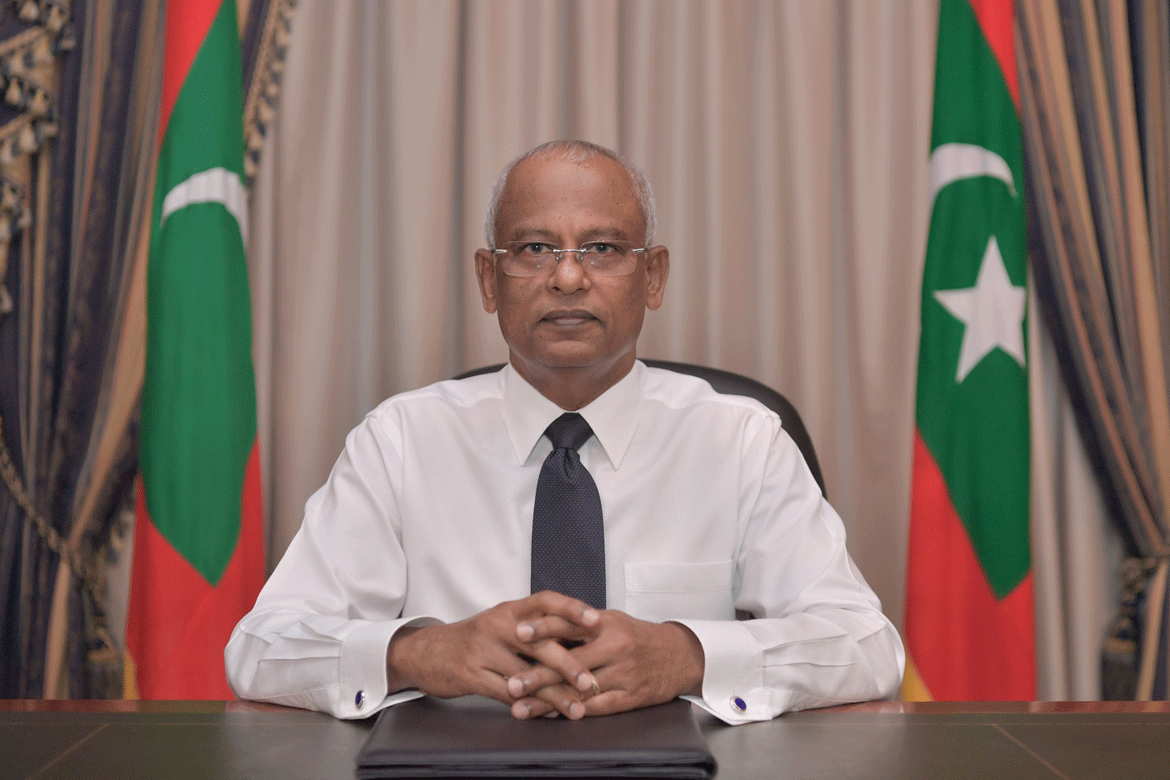 ޤައުމަަށް ދިމާވާ ކޮންމެ ހާލަތެއްގައިވެސް ކާބޯތަކެތީގެ ޔަގީންކަން ކަށަަރުކޮށްދޭނަން: ރައީސް