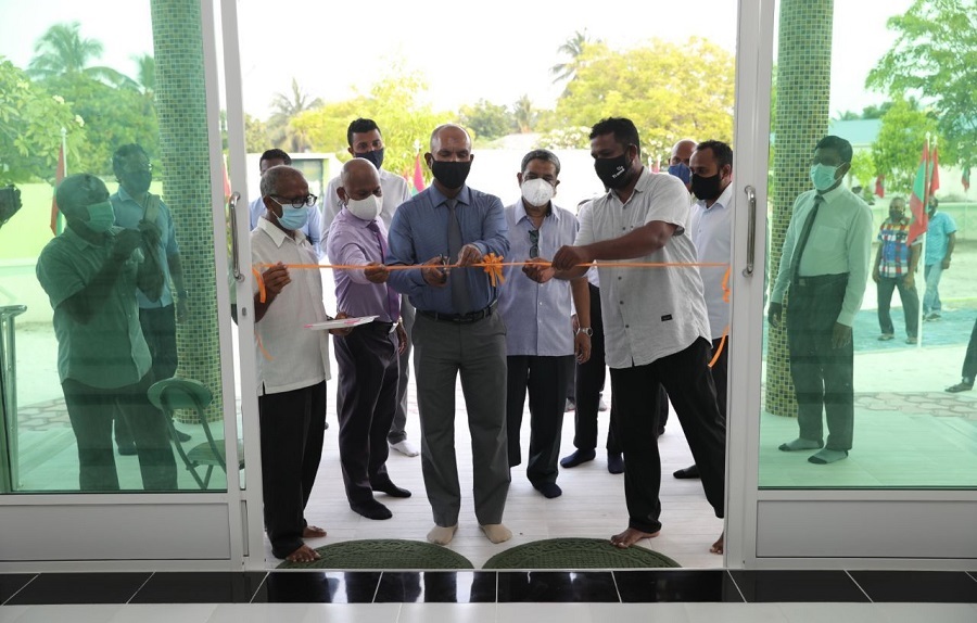 ދެ ރަށެއްގައި އަލަށް އިމާރާތްކުރި މިސްކިތް ހުޅުވައިފި