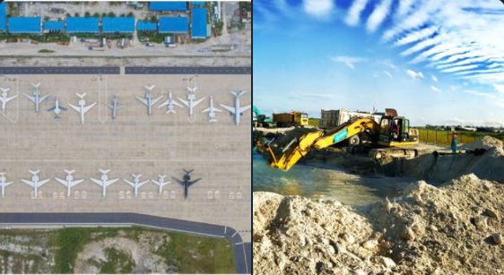 ޖީއެމްއާރުން އެއަރޕޯޓުގައި ކުނި ވަޅުލި ތަނުގައި، ރައީސް ޔާމީން ބިނާކުރީ ޖެޓު ޕާކުކުރާނެ ތަނެއް: ސަޢީދު