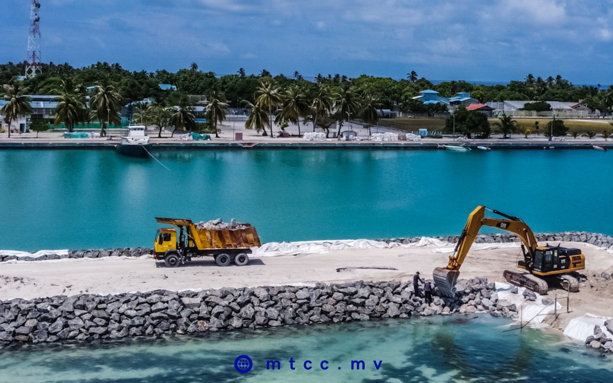 މާވަށު ބަނދަރަށް ނަލަކަން، މަސައްކަތް ނިމުމާއި ގާތަށް