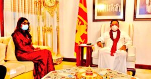 މިނިސްޓަރ މާރިޔާ ލަންކާގެ ބޮޑުވަޒީރާއި ބައްދަލުކުރައްވާ ދިފާއީ ދާއިރާއާ ގުޅޭގޮތުން މަޝްވަރާކުރައްވައިފި