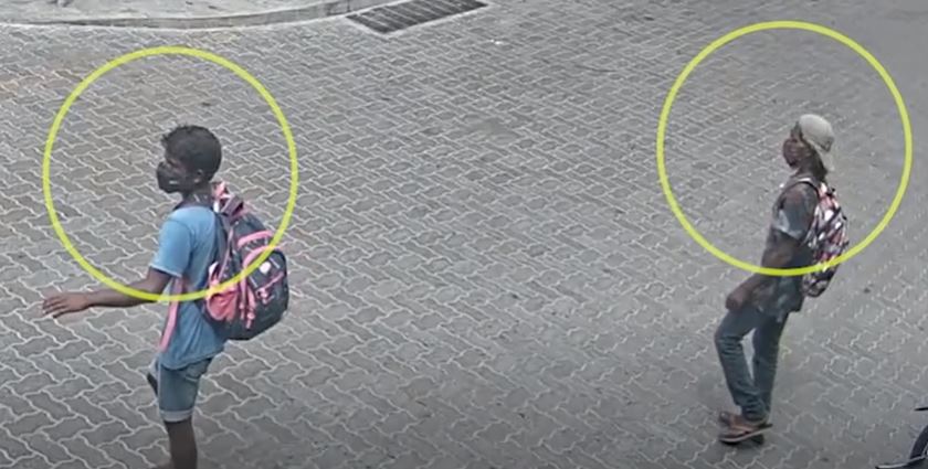 ރެސްޓޯރަންޓްގެ ފިލާތަކެއް ވަގަށް ނެގި މައްސަލަގައި ދެމީހަކު ހޯދަން ވީޑިއޯއާއިއެކު އާންމުކޮށްފި