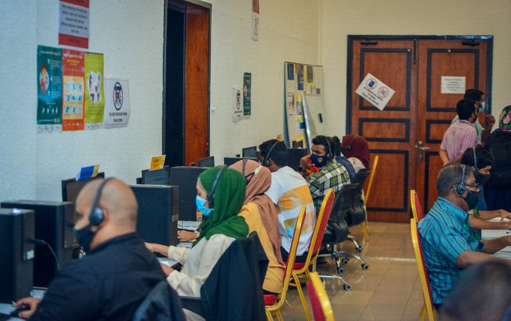 ކޯވިޑް-19 ގެ ހޮޓްލައިން ހިދުމަތަށް ބުރޫއަރައިފި