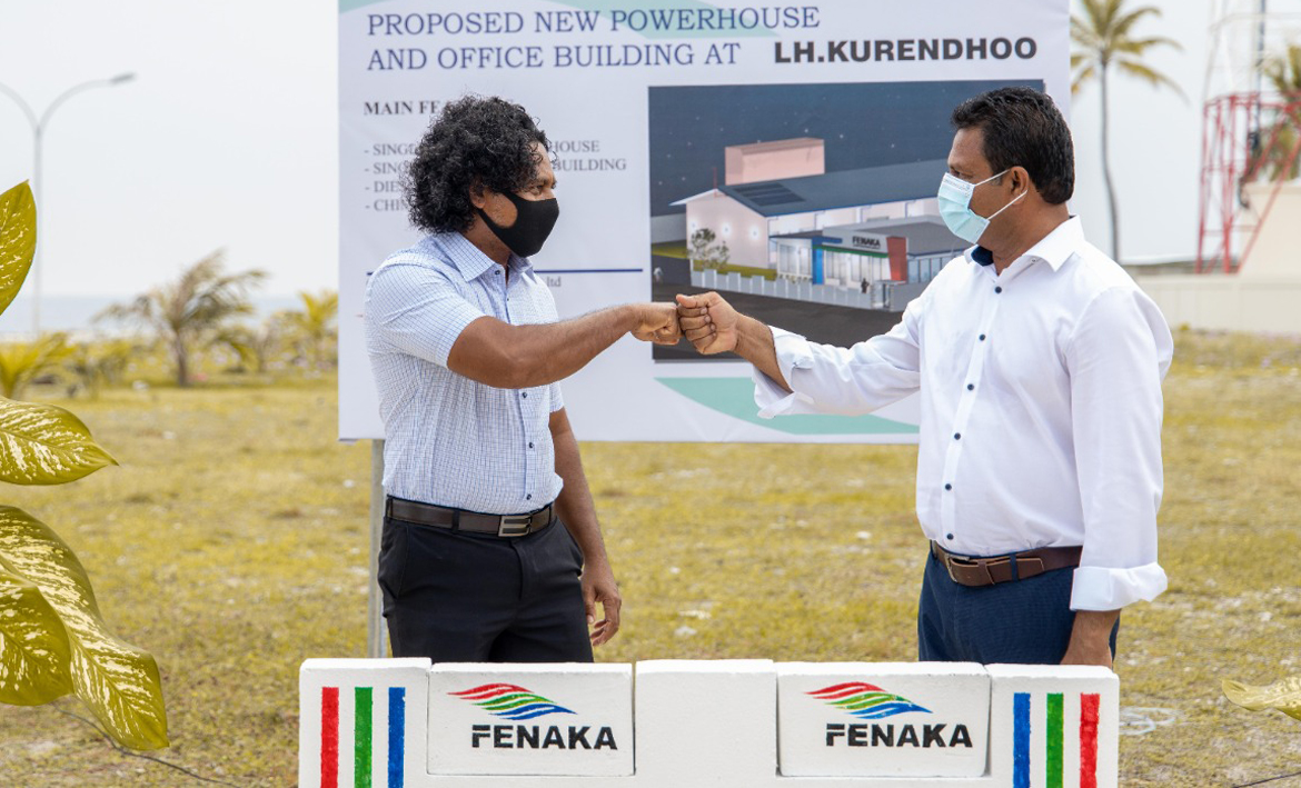 ކުރެންދޫ އިންޖީނުގެ އައު އިމާރާތުގެ ބިންގާ އަޅައިފި