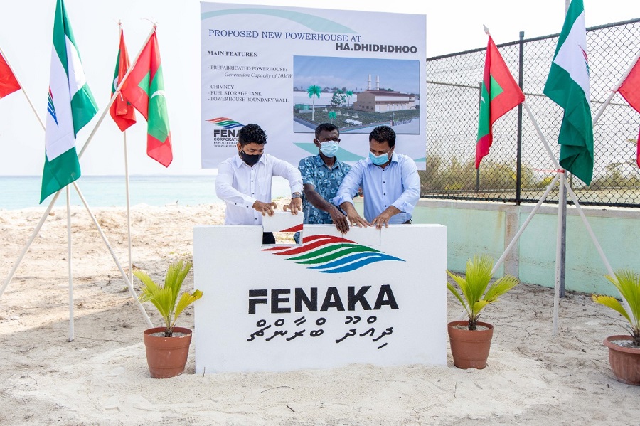 ދިއްދޫގައި އިމާރާތްކުރާ އައު އިންޖީނުގޭގެ ބިންގާ އަޅައިފި