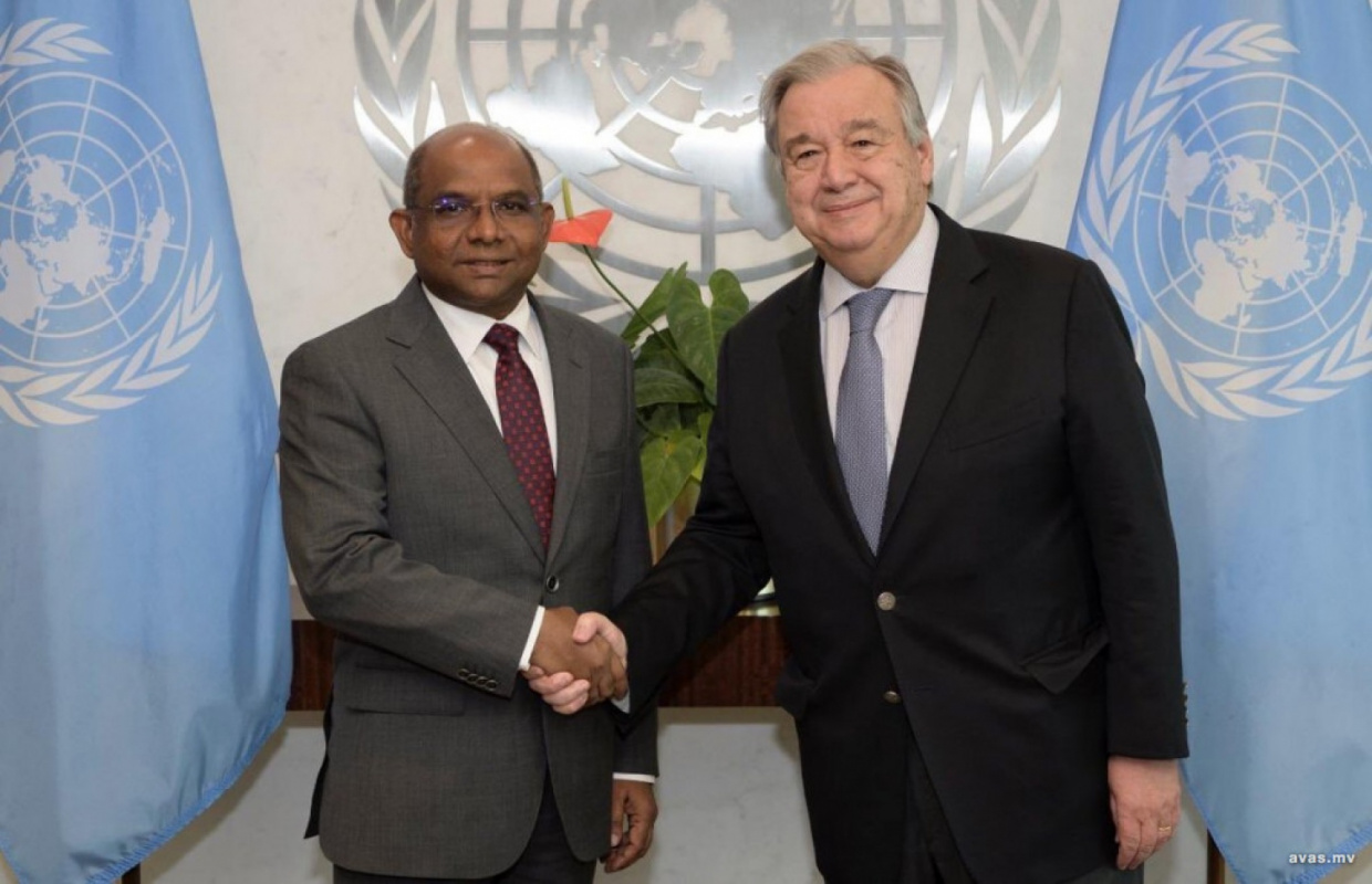 އދ.ގެ އާންމު މަޖިލީހުގެ ރިޔާސަތަށް މިނިސްޓަރ ޝާހިދު އިންތިޚާބުކުރުމަށް އިންޑިއާއިން ތާޢީދުކުރާކަން ހާމަކޮށްފި