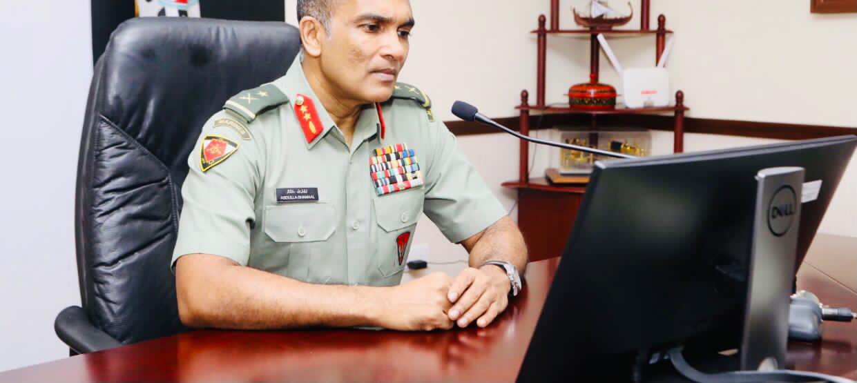 އިންޑޯ ޕެސިފިކް އާމީ ސެމިނާގައި ޗީފް އޮފް ޑިފެންސް ފޯސް ވާހަކަފުޅު ދައްކަވައިފި