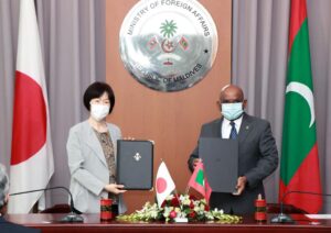 ޖަޕާނުން ރާއްޖޭގެ ކޯސްޓްގާޑަށް 117 މިލިއަން ރުފިޔާގެ އެހީދިނުމުގެ އެއްބަސްވުމުގައި ސޮއިކޮށްފި