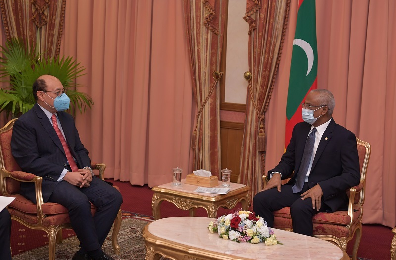 އިޤްތިޞާދީ ދާއިރާ ކުރިއެރުވުމަށް އިންޑިޔާގެ ފޮރިން ސެކްރެޓަރީ އާއި ރައީސް މަޝްވަރާ ކުރައްވައިފި