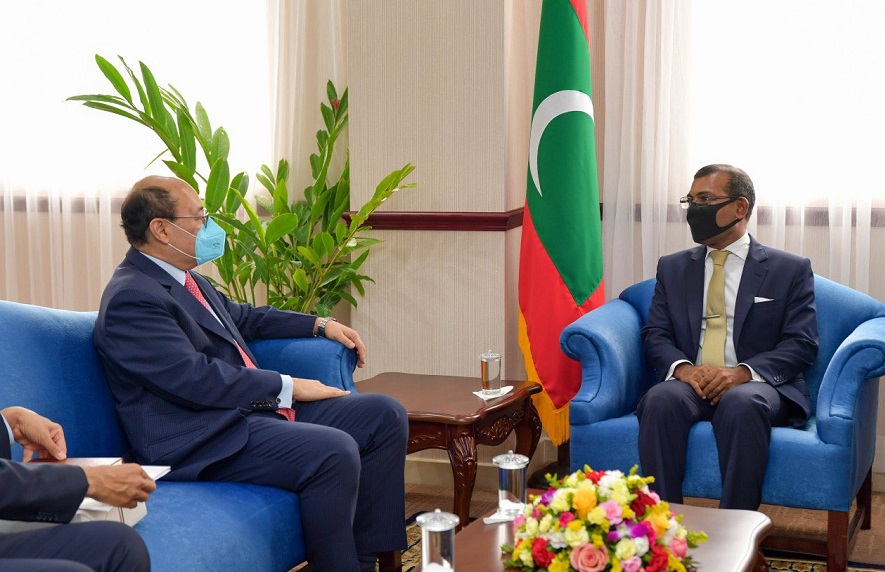 އިންޑިއާގެ ފޮރިން ސެކްރެޓަރީ މަޖިލިސް ރައީސް އާއި ބައްދަލު ކުރައްވައިފި