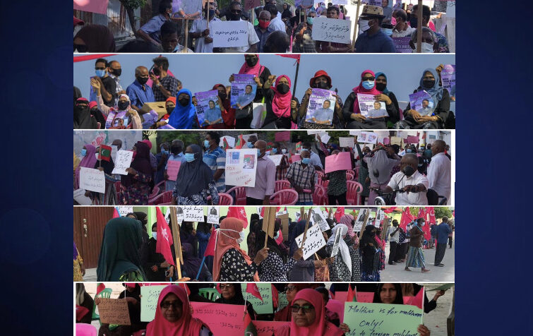 ރައީސް ޔާމީންގެ ނުގުޑާ އަޒުމަށް، ރައްޔިތުން އެމަނިކުފާނާއިއެކު ތިބިކަން ހާމަކޮށްދީފި