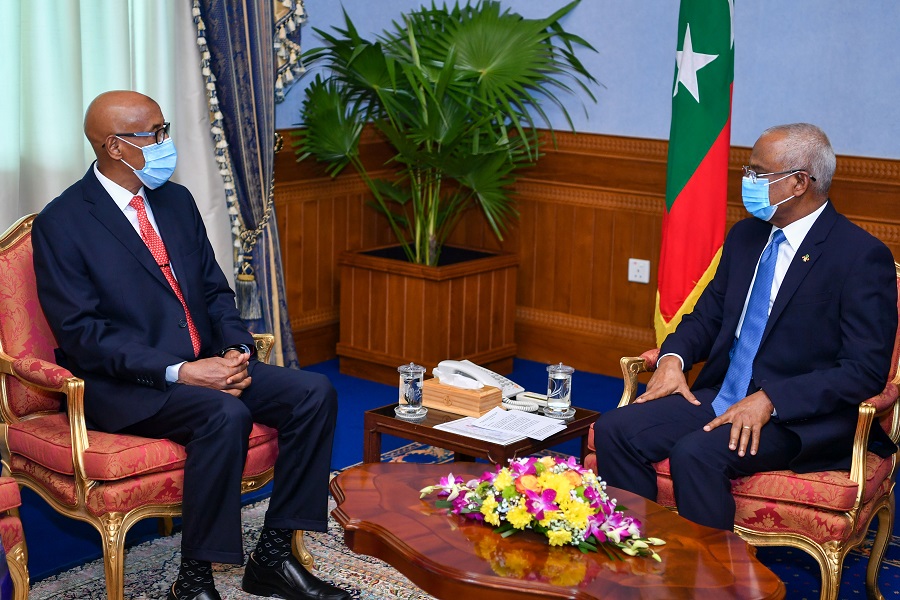 ޔުނިސެފްގެ ރެޕްރެޒެންޓެޓިވް ރައީސް އަރިހަށް ވަދަޢީ ޒިޔާރަތްކުރައްވައިފި