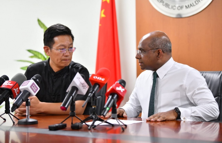 ޗައިނާ ސަފީރުގެ ތަފާސް ހިސާބު: މިއަހަރު ޗައިނާއަށް ދައްކަން އޮތީ 1.7 މިލިއަން ޑޮލަރު