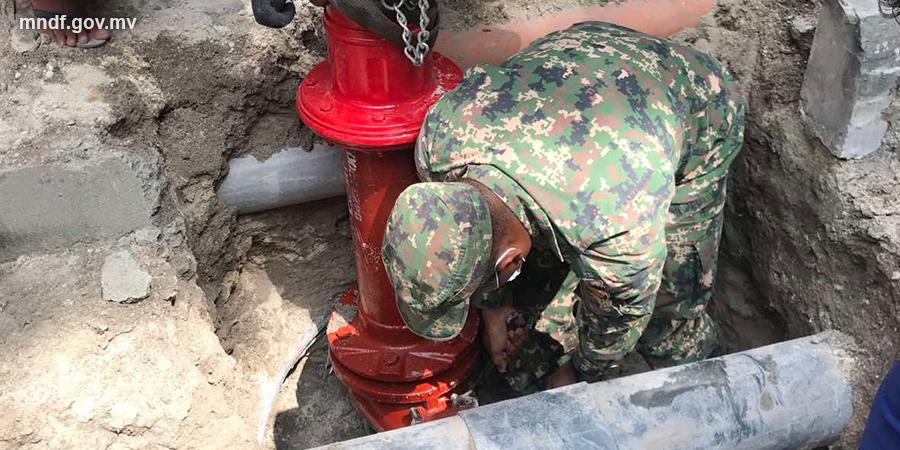 މާލޭގައި އިތުރު ފަޔަރ ހައިޑްރަންޓް ސިސްޓަމްތައް ބެހެއްޓުމުގެ މަސައްކަތް ފަށައިފި