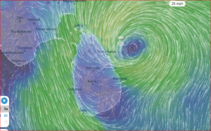 ވަރުގަދަ ކޮޅިގަނޑެއް މިރޭ ލަންކާ އަށް! މުޅި ލަންކާ "ރެޑް އެލާޓް"ގައި