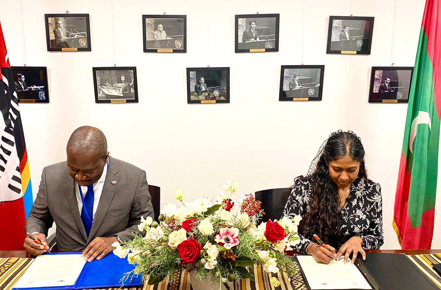 ރާއްޖެއާއި އެސްވަތީނީއާ ދެމެދު ޑިޕްލޮމެޓިކް ގުޅުން ޤާއިމްކޮށްފި