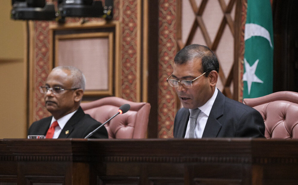 ފުލުހުންގެ ބިލުގެ މައްސަލާގައި ރައީސް ނަޝީދުގެ ރައްދެއް ރައީސް ޞާލިހަށް