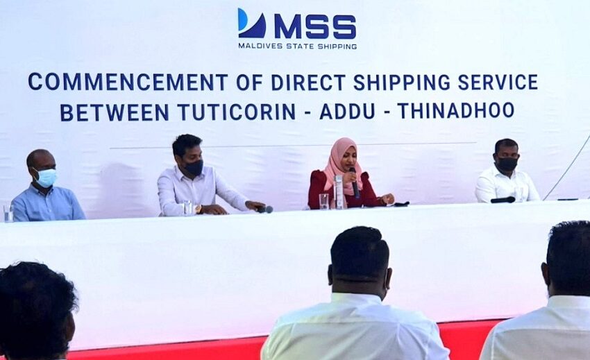 ތިނަދުއާ ޓުޓިކޮރިންއާއި ދެމެދު ކާގޯގެ ޚިދުމަތް ފަށައިފި