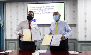 ކޯވިޑް-19 އިން އަރައިގަތުމަށް ޑަބްލިއުއެޗްއޯ އާއި އީޔޫ އިން ރާއްޖެއަށް 1 މިލިއަން ޔޫރޯ