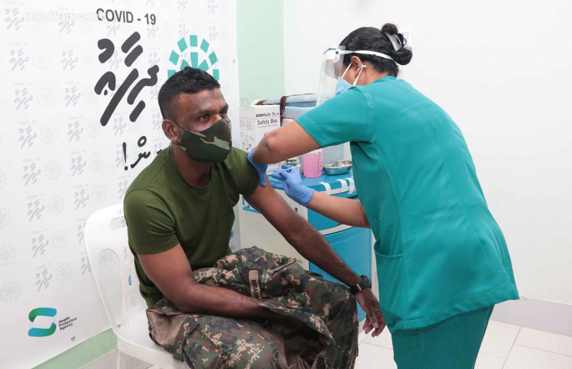 މިހާތަނަށް 99،419 މީހަކު ވެކްސިން ޖަހައިފި