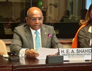އިންސާނީ ހައްގުތަކުގެ ދާއިރާއިން ކުރިއެރުން ލިބުނީ ޚާރިޖީ ސިޔާސަތުގެ ކާމިޔާބީގެ ސަބަބުން: ޝާހިދު