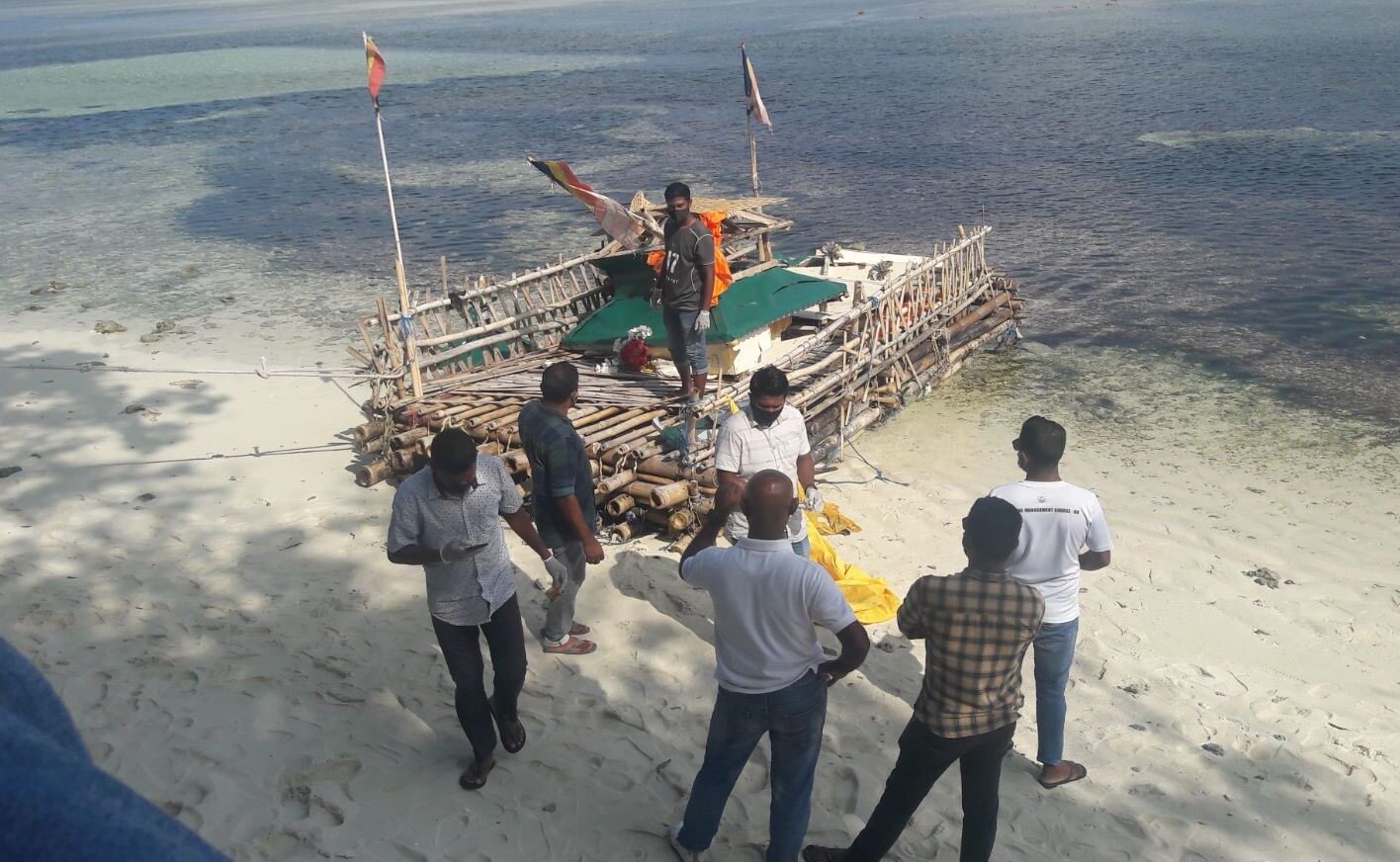 ހުޅުމީދުއަށް ލެއްގި ކަނދުފައްޗަކުން  އިންސާނެއްގެ އިސްތަށިގަނޑު