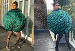 ޕްރިޔަންކާގެ މި ހެދުމަށް ޖެހި ޖޯކު އޭނާއަށް ވަރަށް ކަމުގޮސްފި