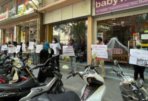 ނޫސްވެރިންގެ ހައްގުތައް ހޯދުމަށް ގޮވާލައި އިހުތިޖާޖުކުރަން ފަށައިފި
