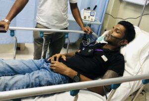 މުޒާހަރާ ކަވަރުކުރި ޗެނަލް 13ގެ ކެމެރާމަނަކަށް ބޮޑެތި އަނިޔާތަކެއް