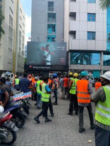 އެމްޕީއެލް ސަރަހައްދުގައި މަޖޫރީން މުޒާހަރާކޮށްފި