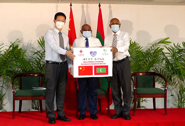 ހުއްދަ ދިންތާ 10 ދުވަސްތެރޭ ޗައިނާ ވެކްސިން ރާއްޖެއަށް ގެނެސްފި